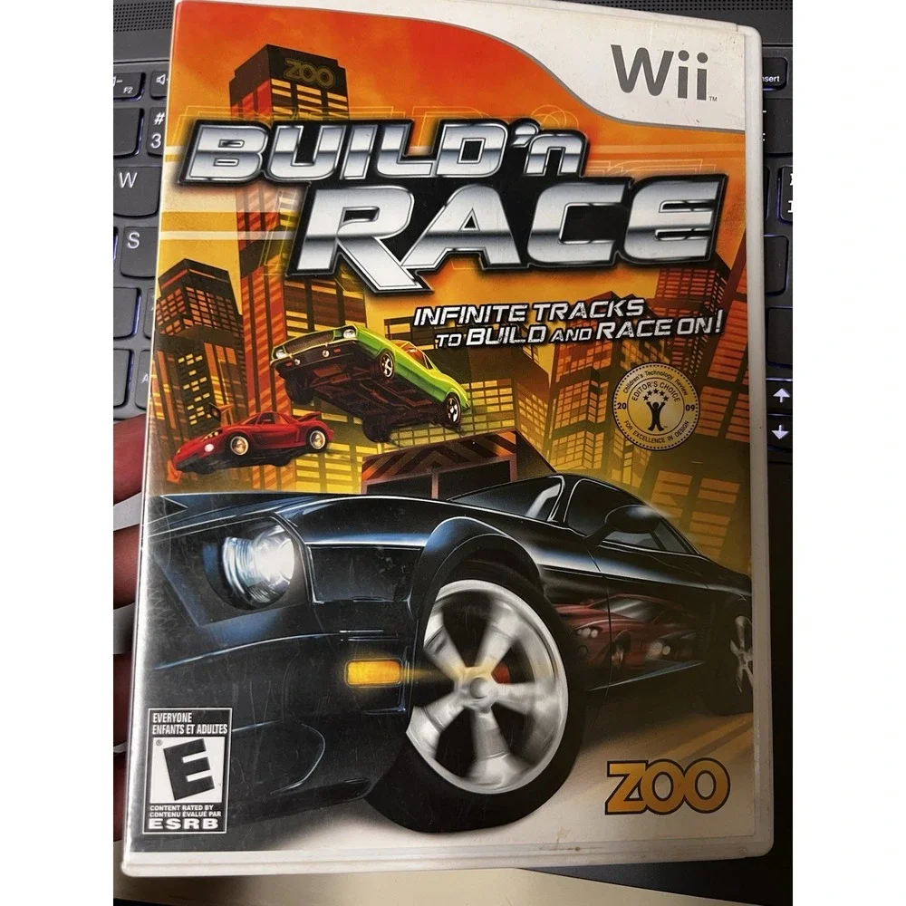 Build 'n Race Nintendo Wii Video Game with Manual Zoo Games Racing